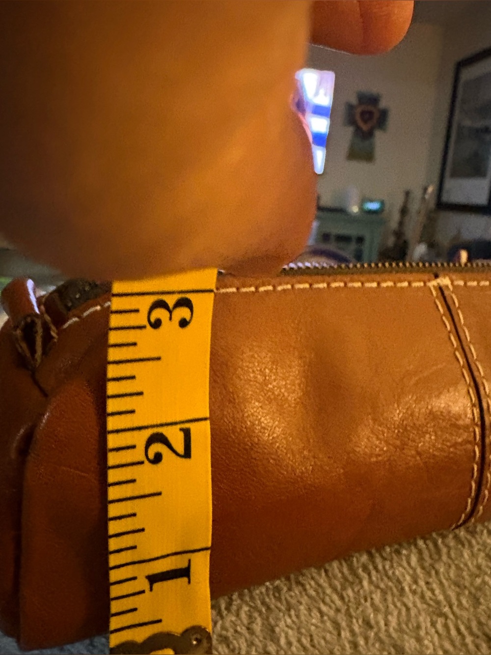 Patricia Nash brown leather wristlet, GUC - Picture 16 of 16